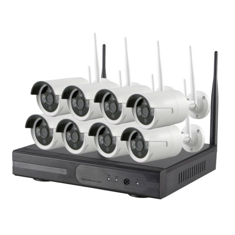 K9608W-PE2013W 8CH HD 960P 1.3 Mega Pixel 2.4GHz WiFi IP Bullet Camera + NVR Kit, K9608W-PE2013W K9608W-PE2013W 8CH HD 960P 1.3 Mega Pixel 2.4GHz WiFi IP Bullet Camera + NVR Kit, K9608W-PE2013W